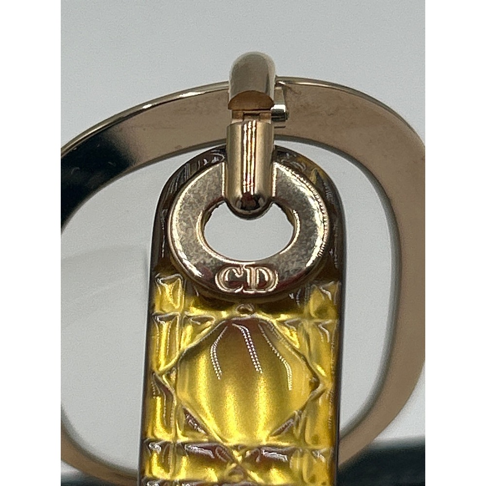 Christian Dior Vintage Carla 42W Gold Amber Oval glasses Frames Austria 49-22 - Picture 7 of 16